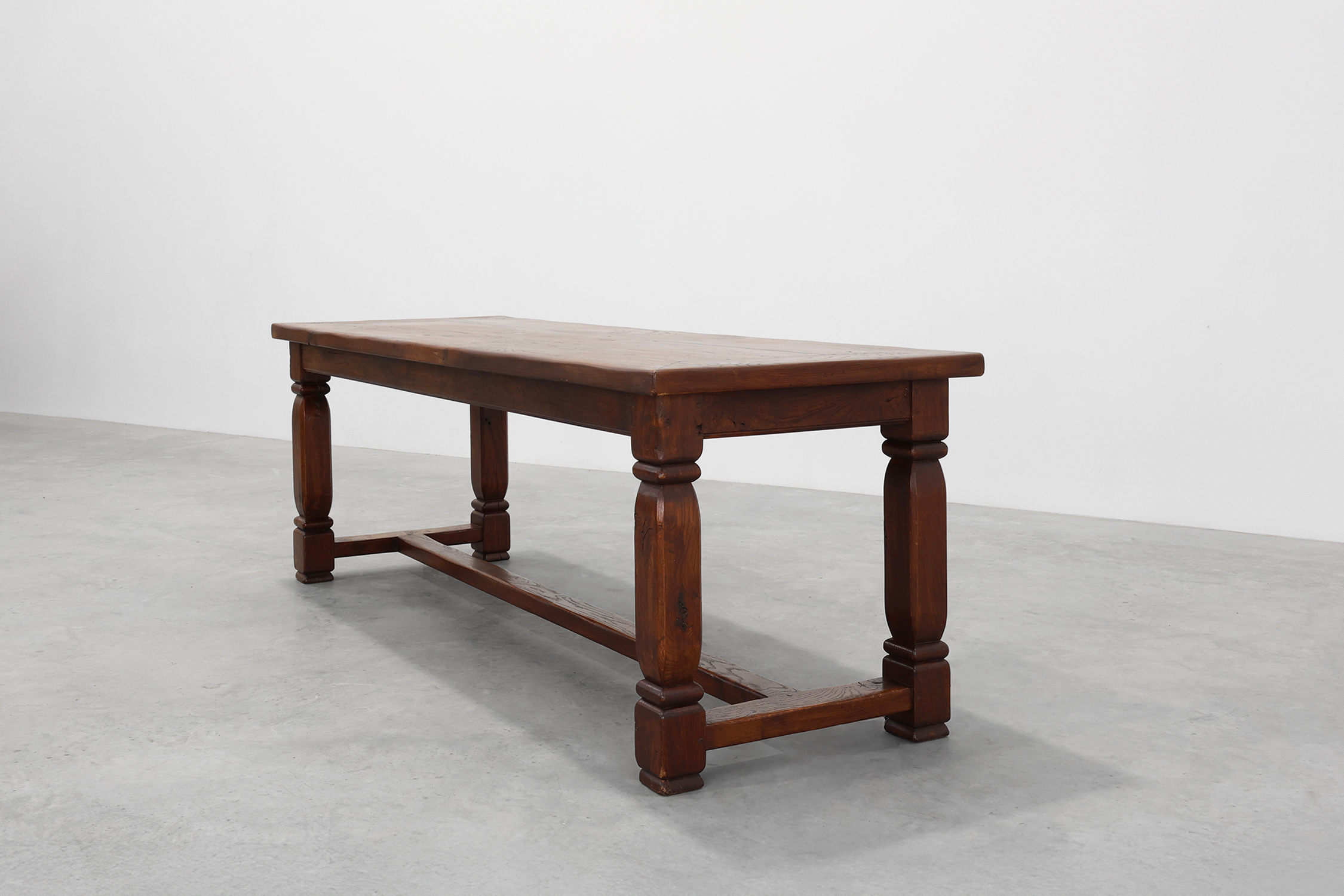 Large French Provincial rustic Oak Table, ca. 1900thumbnail
